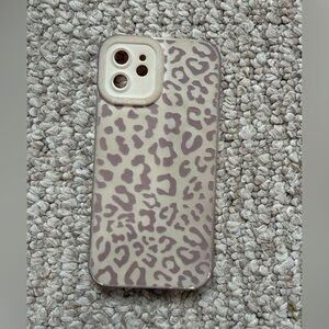 Beige Leopard Print IPhone 12 Case